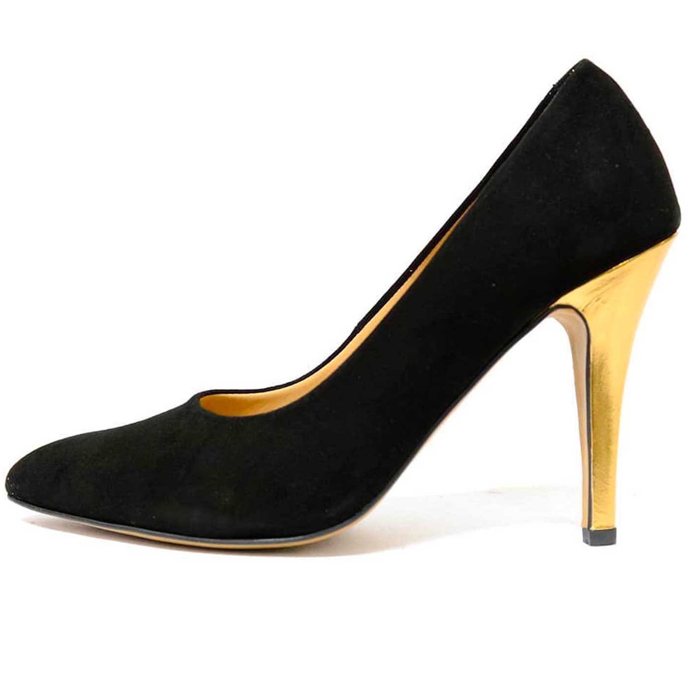 escarpins velours noir, chaussures femme grande taille