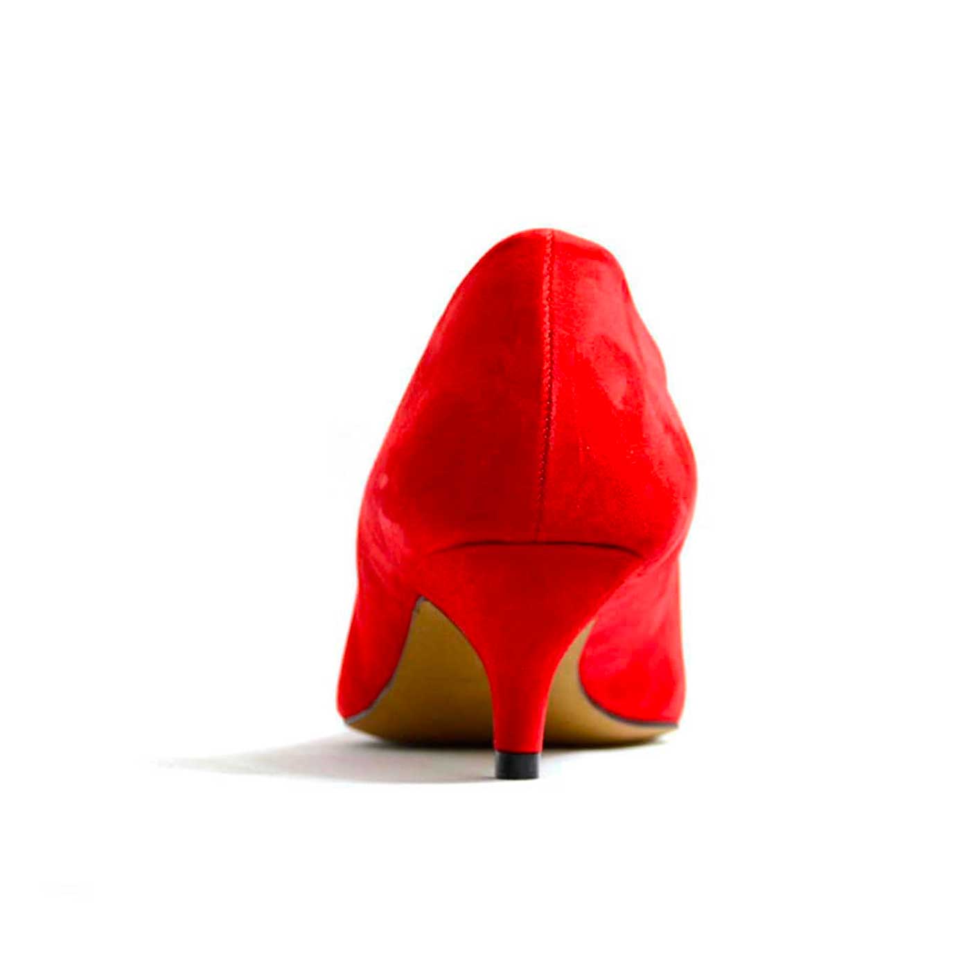 escarpins velours rouge, chaussures femme grande taille