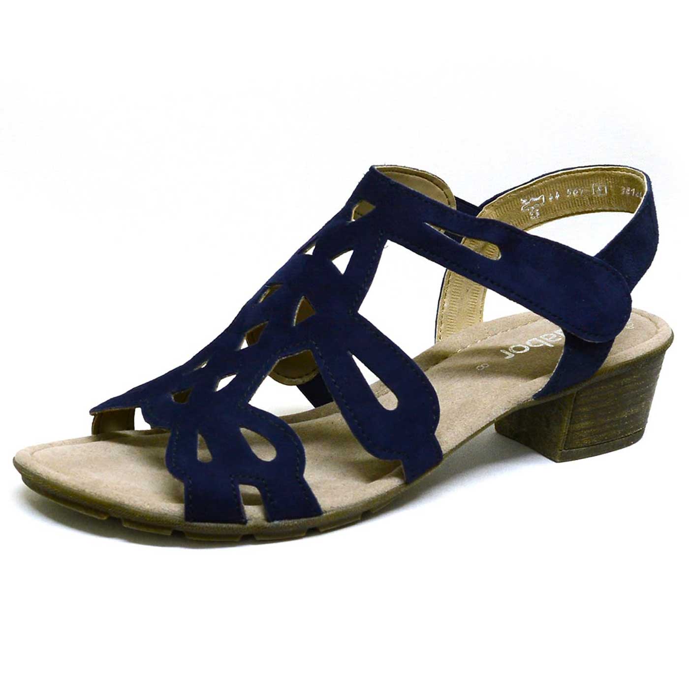 sandales velours bleu, chaussures femme grande taille