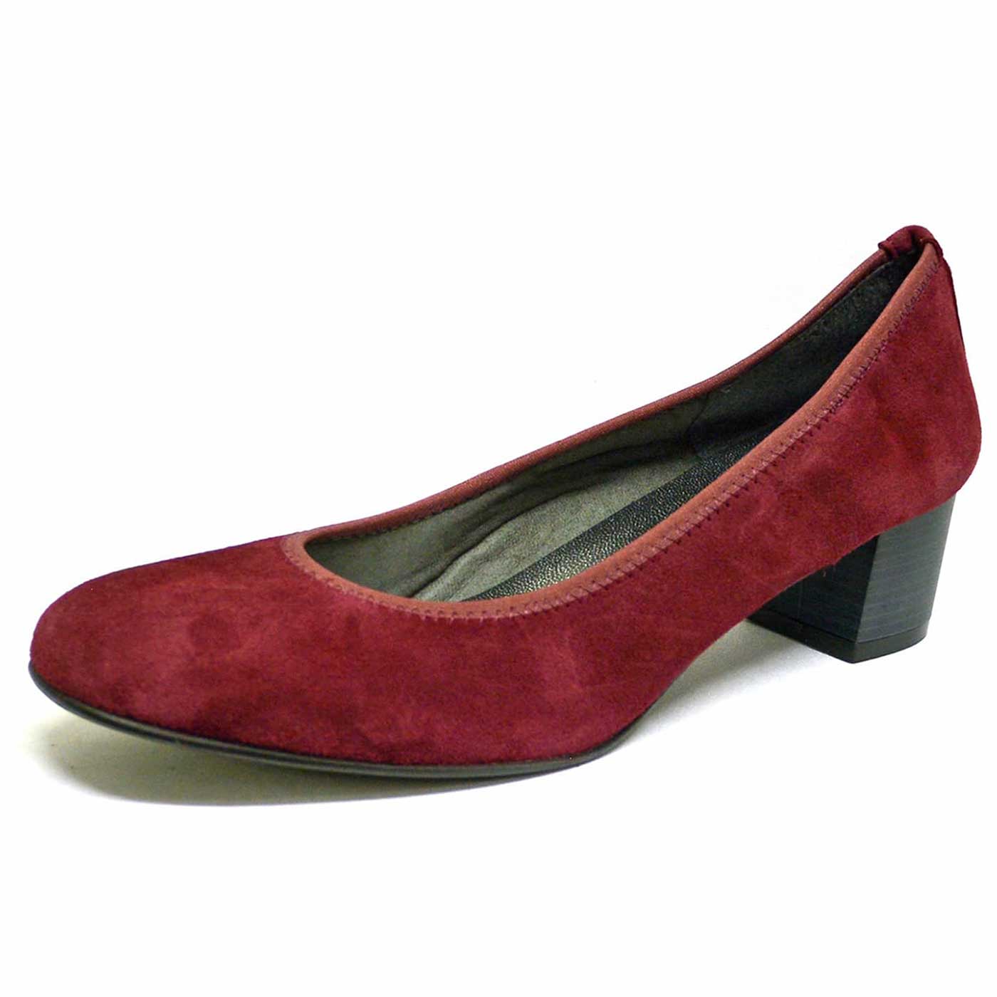 trotteurs velours bordeaux, chaussures femme grande taille