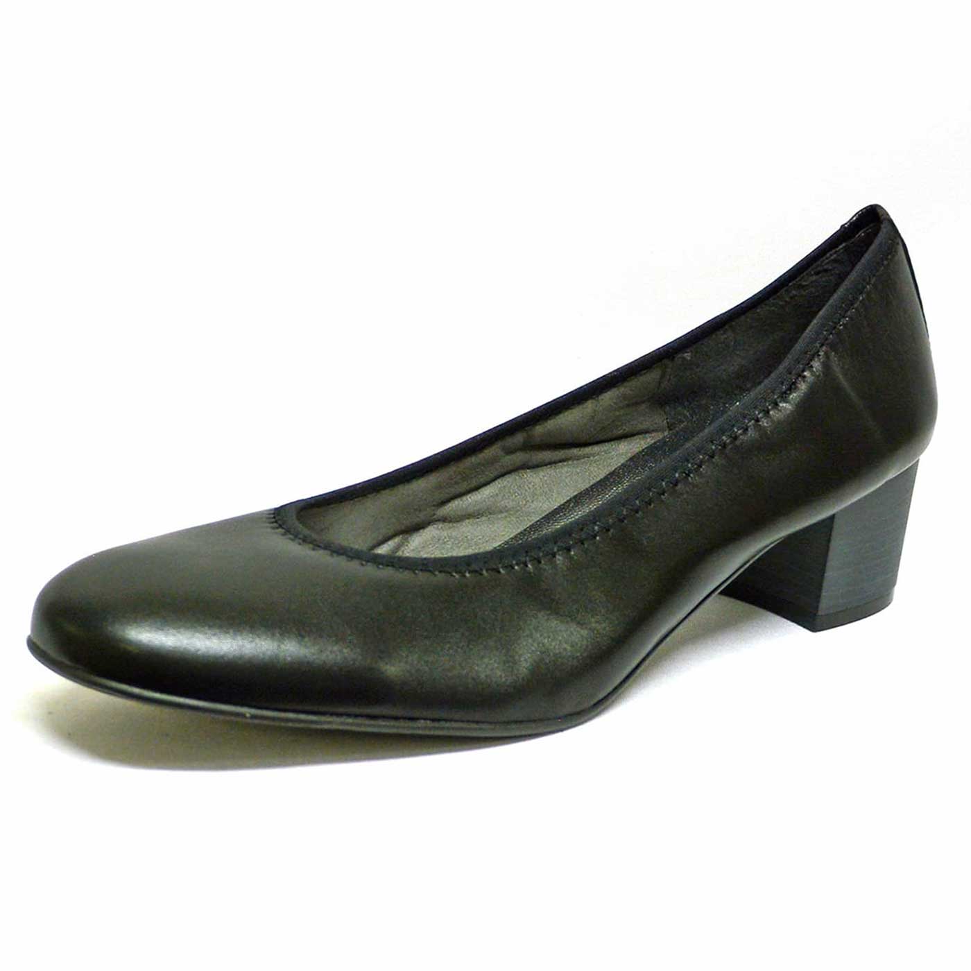 trotteurs cuir lisse noir, chaussures femme grande taille