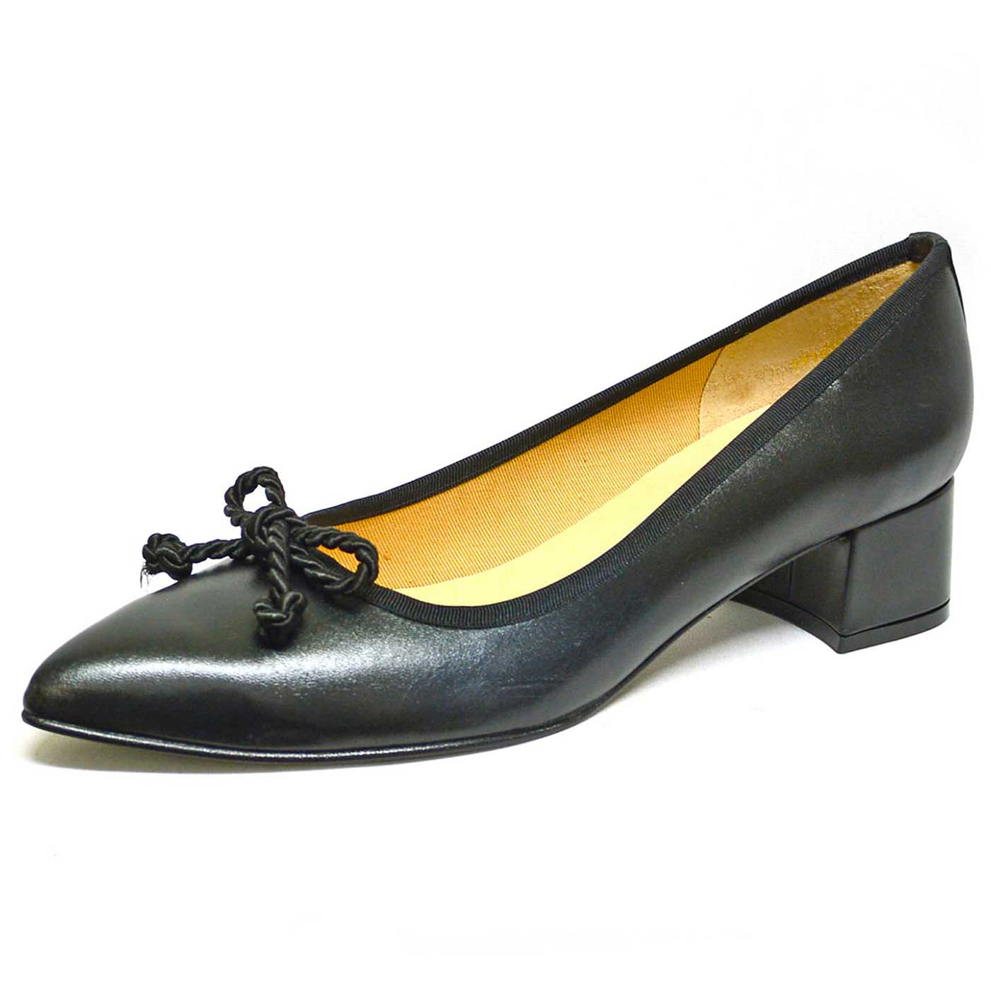 trotteurs cuir lisse noir, chaussures femme grande taille