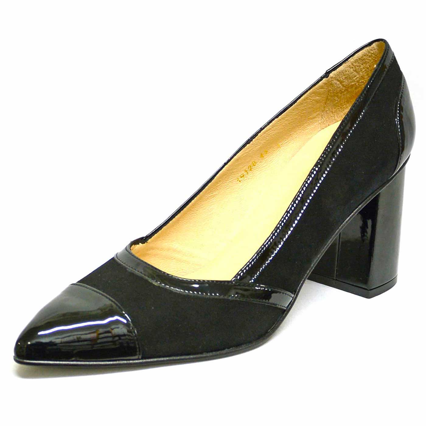 escarpins velours noir, chaussures femme grande taille