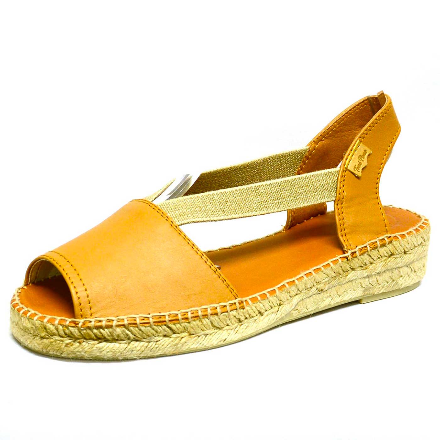 espadrilles cuir lisse camel, chaussures femme grande taille