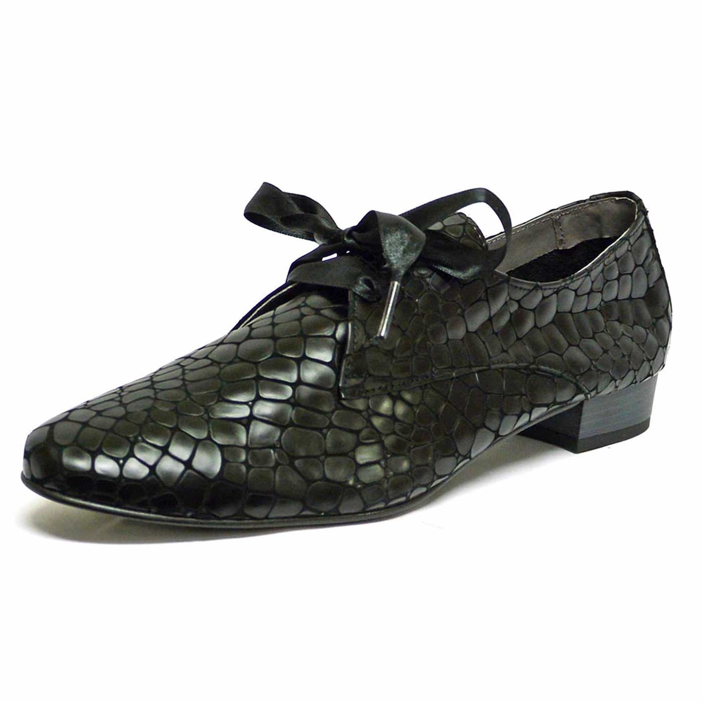 sportswear croco noir, chaussures femme grande taille