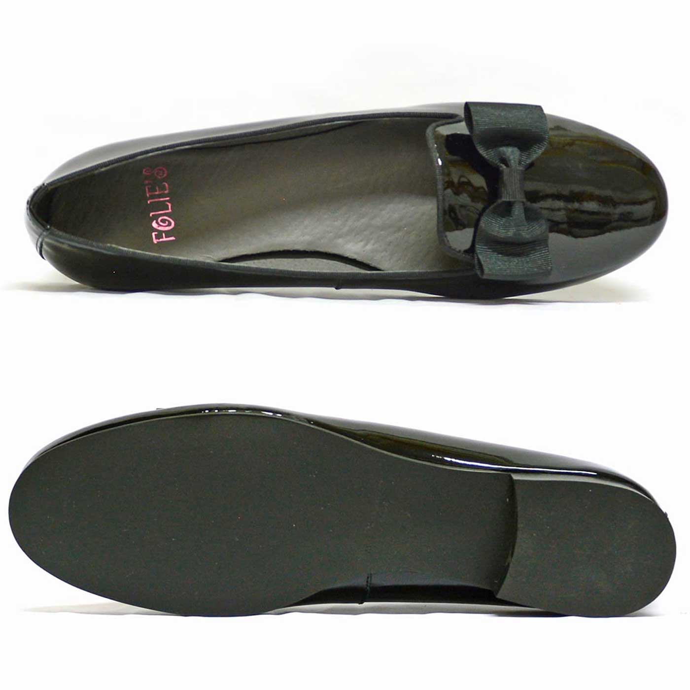 mocassins vernis noir, chaussures femme grande taille