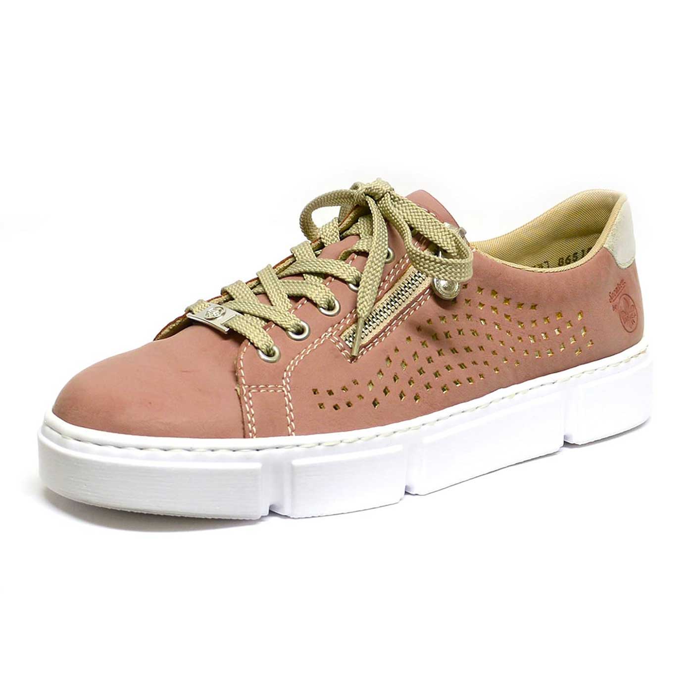 basket nubuck rose, chaussures femme grande taille