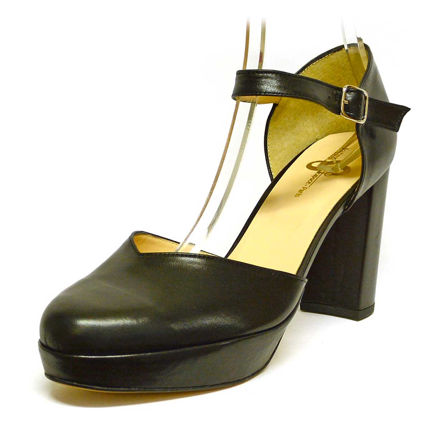 sandales  noir, chaussures femme grande taille