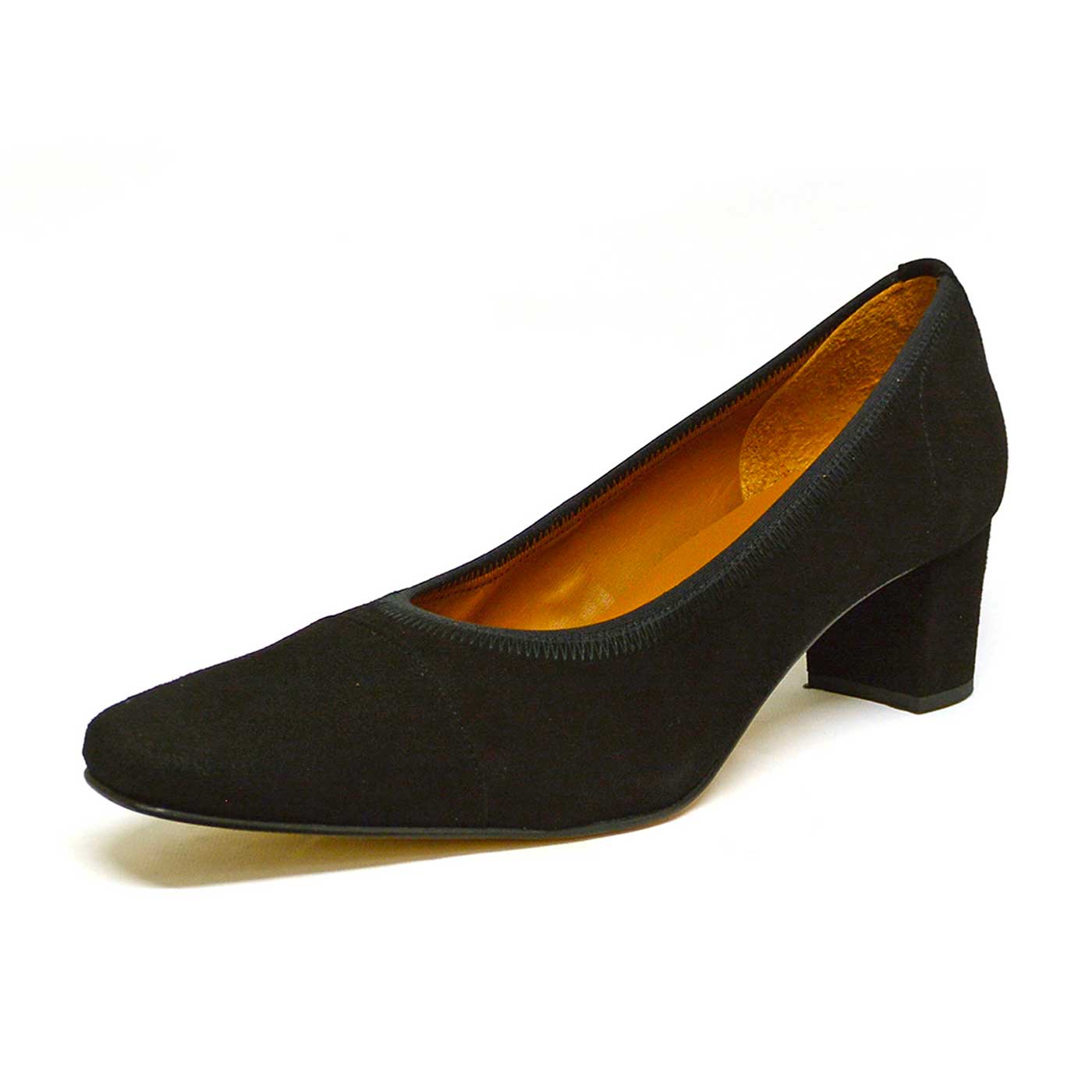 trotteurs velours noir, chaussures femme grande taille