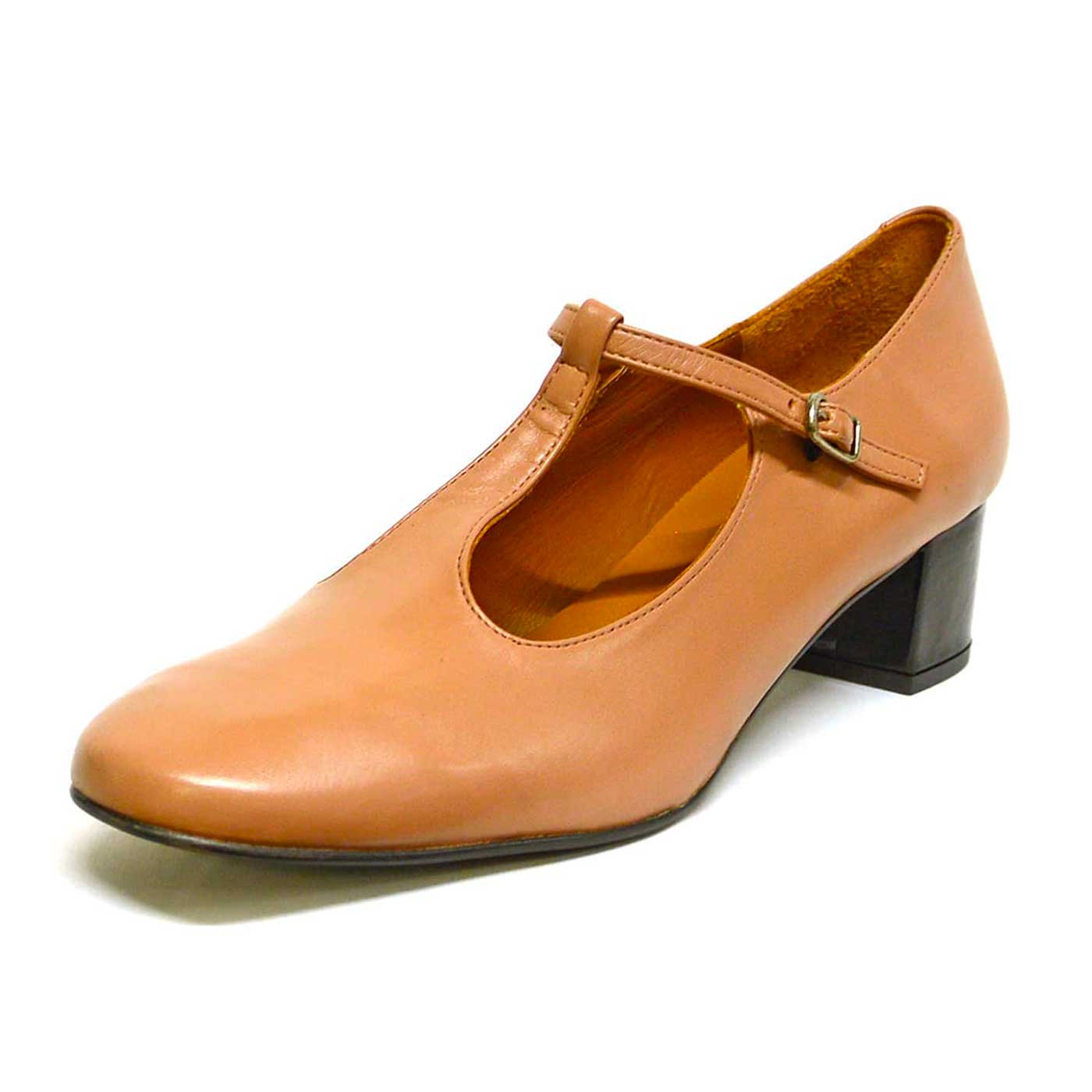 trotteurs cuir lisse nude, chaussures femme grande taille