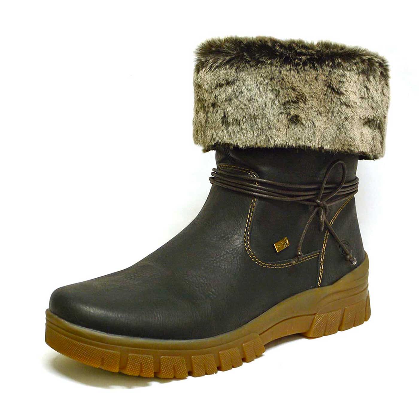 bottines simili cuir noir, chaussures femme grande taille