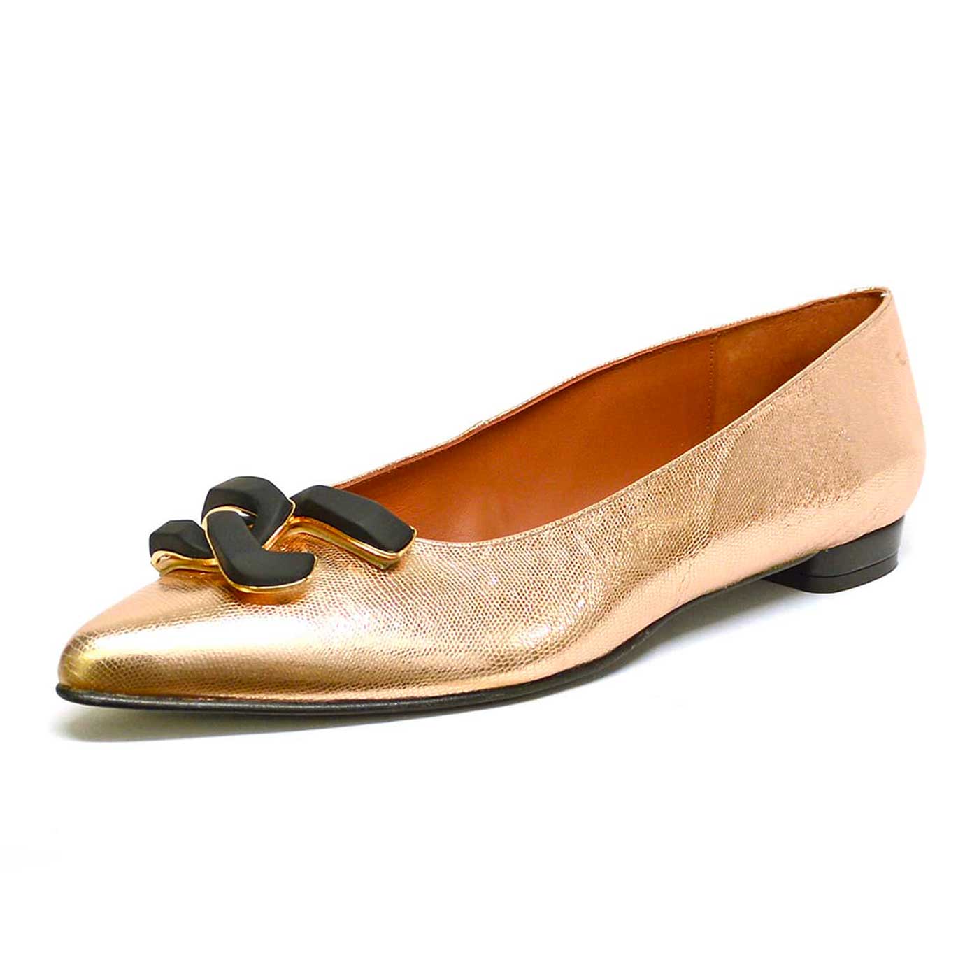 ballerines ecailles or, chaussures femme grande taille