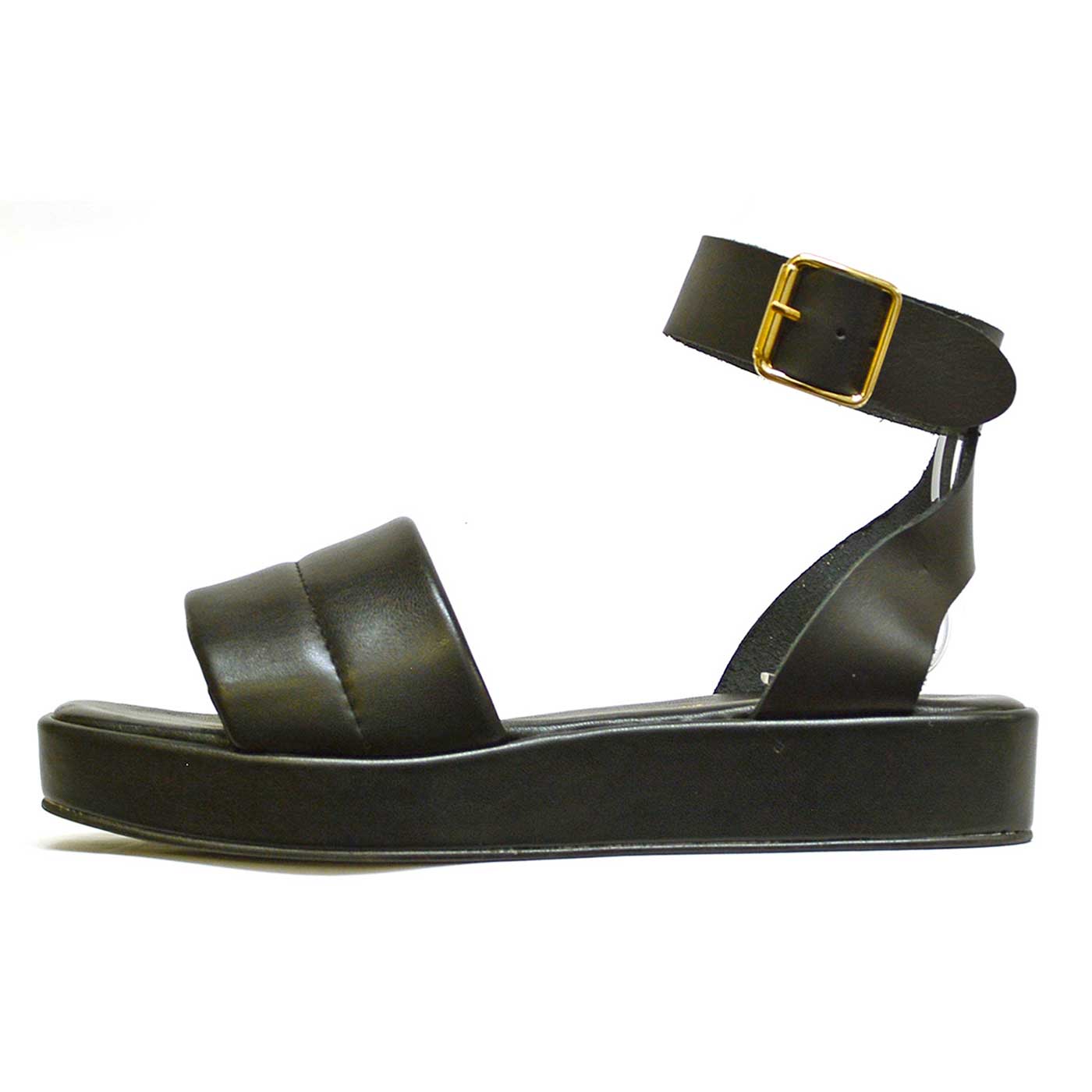 sandales cuir lisse noir, chaussures femme grande taille