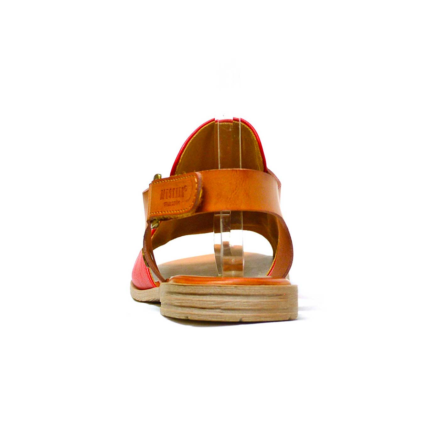 sandalettes simili cuir marron rouge, chaussures femme grande taille