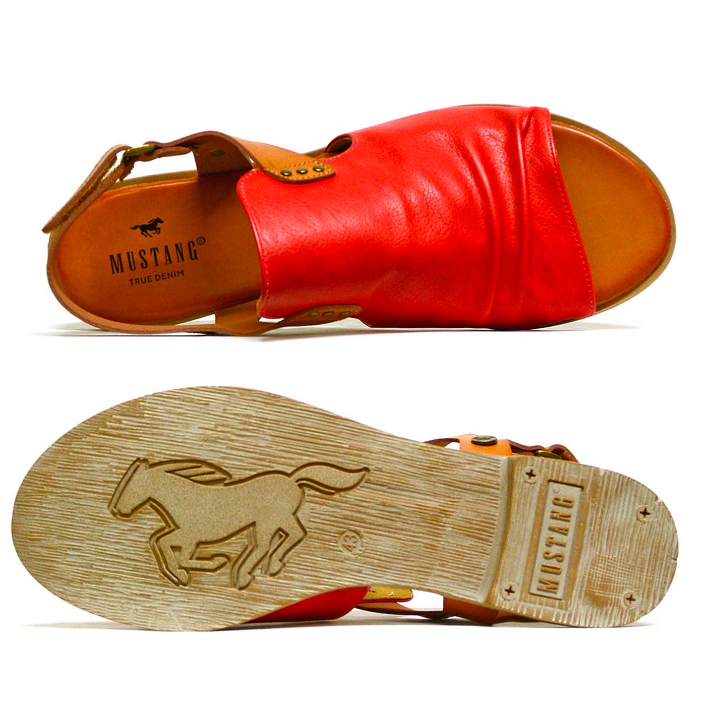 sandalettes simili cuir marron rouge, chaussures femme grande taille