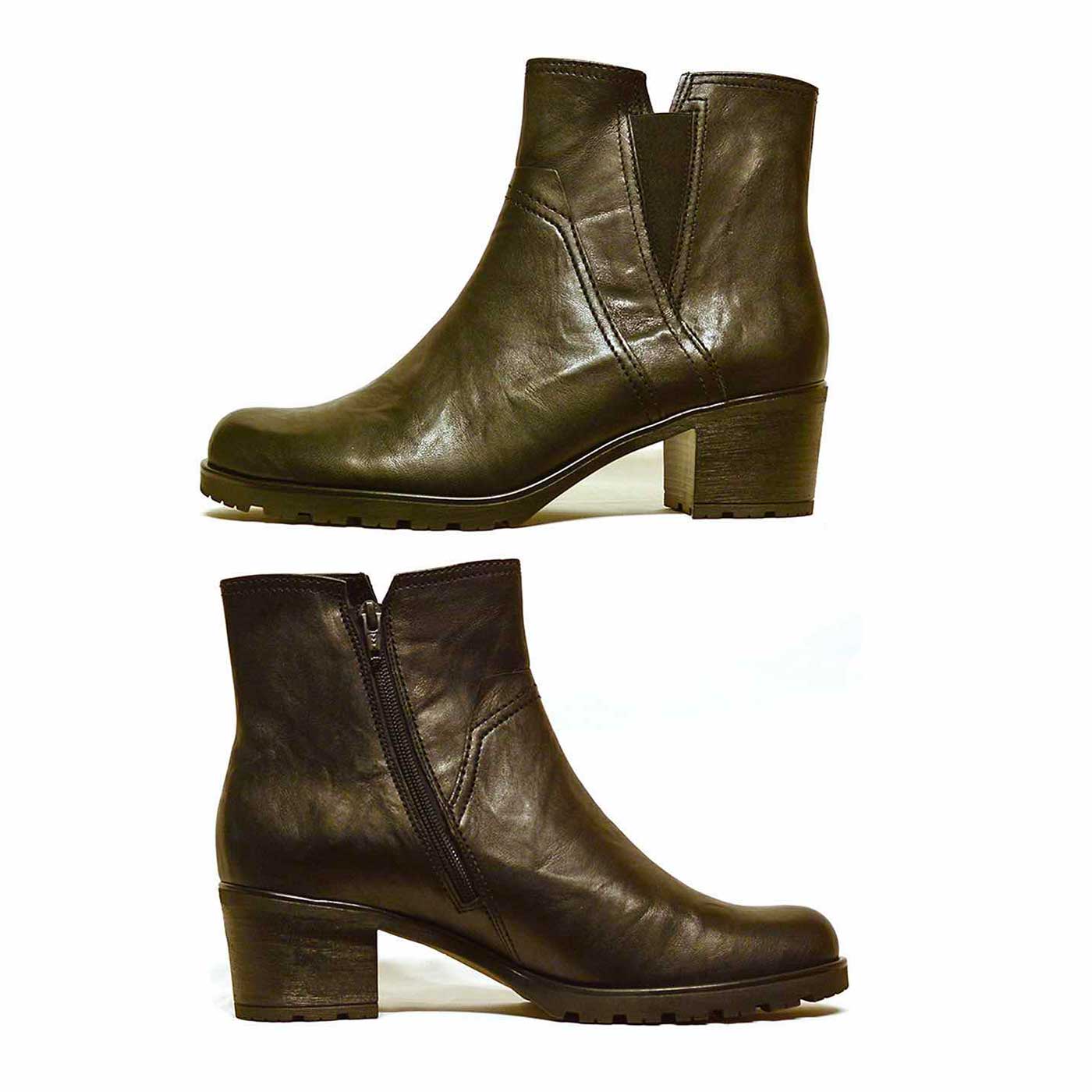 bottines  noir, chaussures femme grande taille