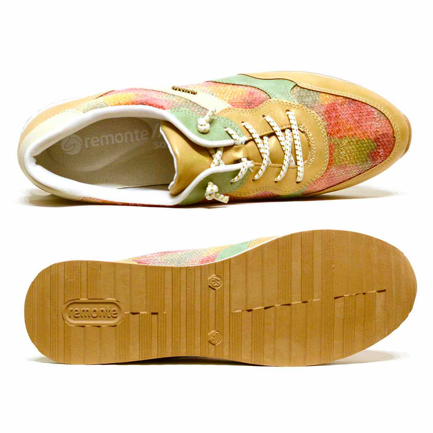 basket  multicolore, chaussures femme grande taille