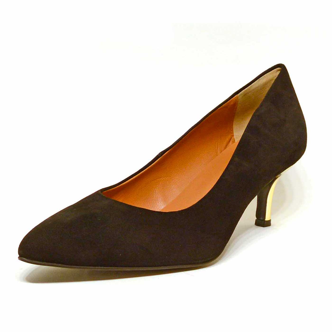 escarpins velours noir, chaussures femme grande taille