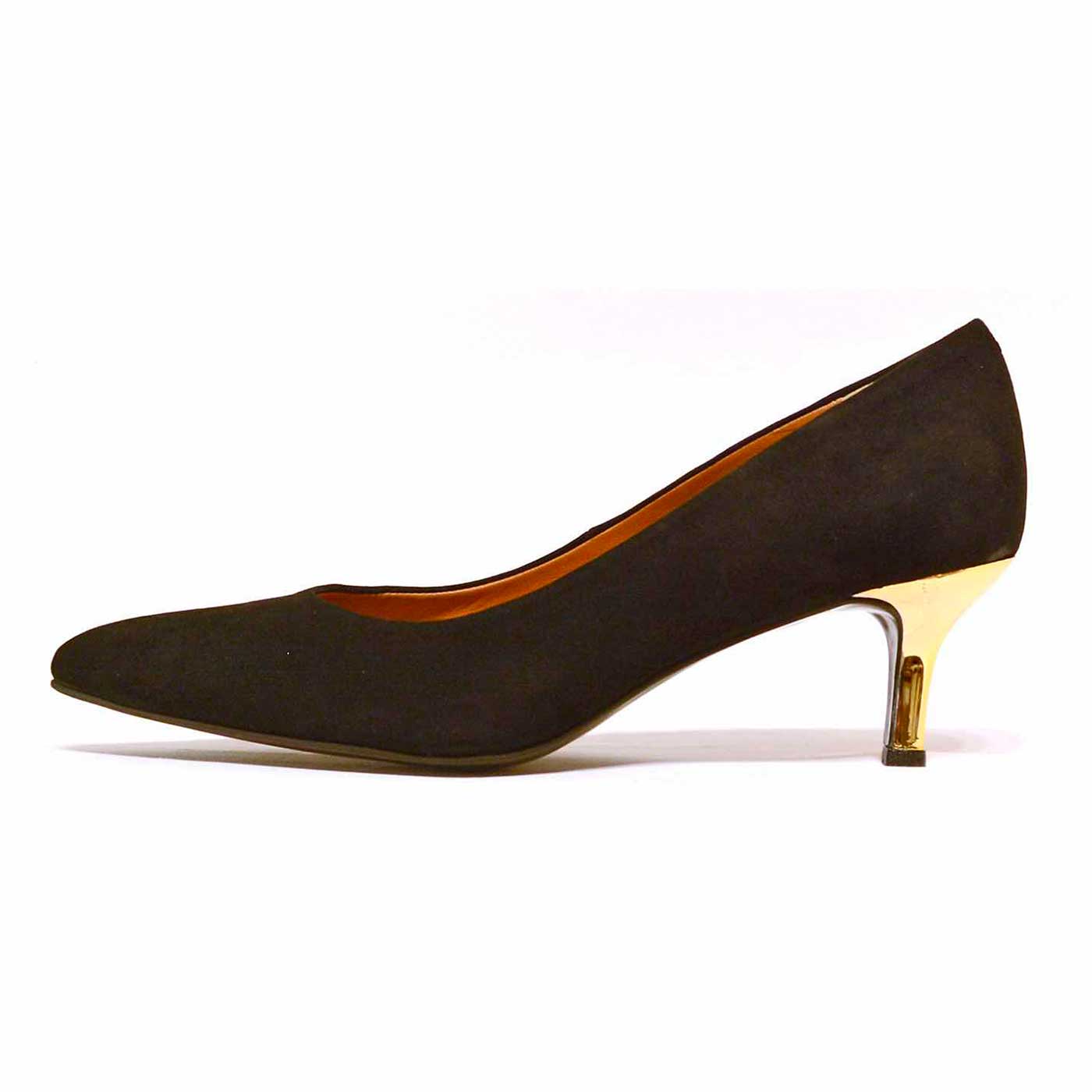 escarpins velours noir, chaussures femme grande taille