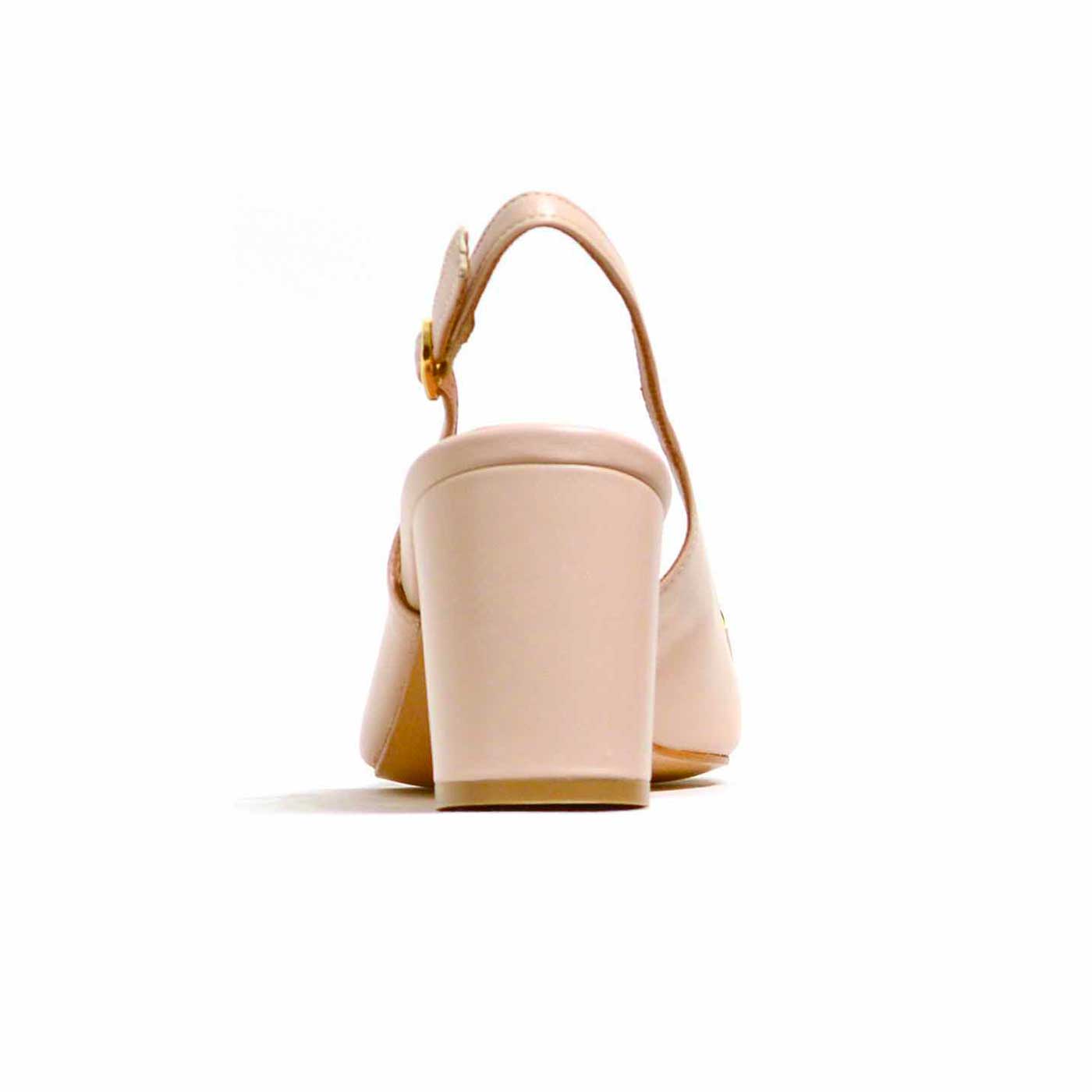 sandales cuir lisse nude, chaussures femme grande taille