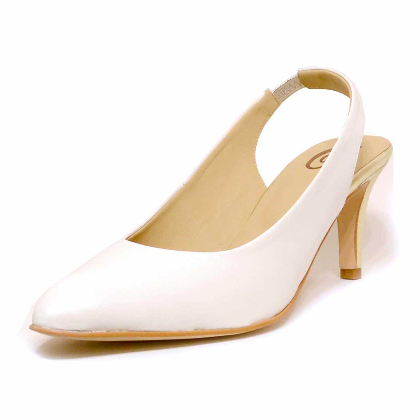 sandales cuir lisse blanc, chaussures femme grande taille