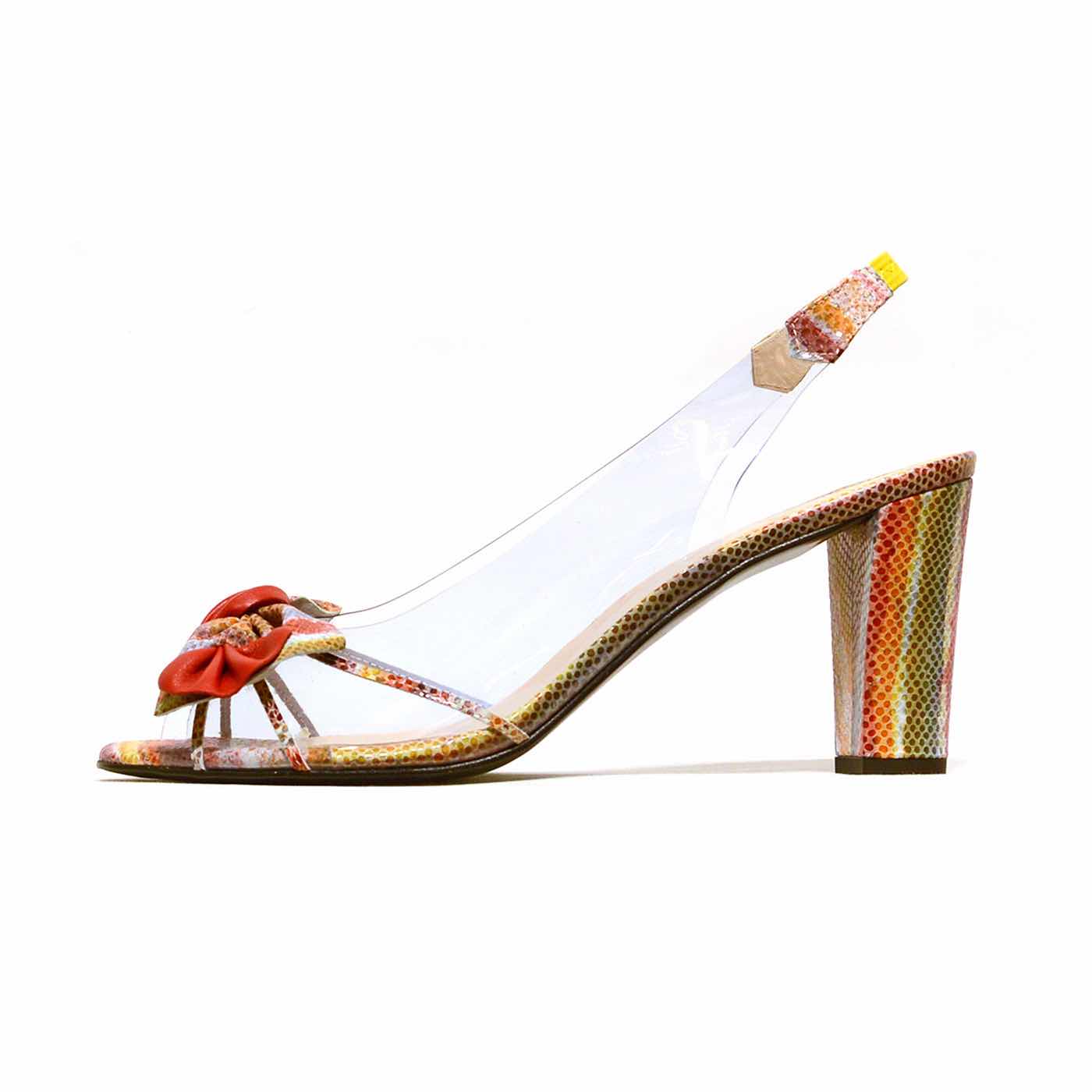 sandales  multicolore, chaussures femme grande taille