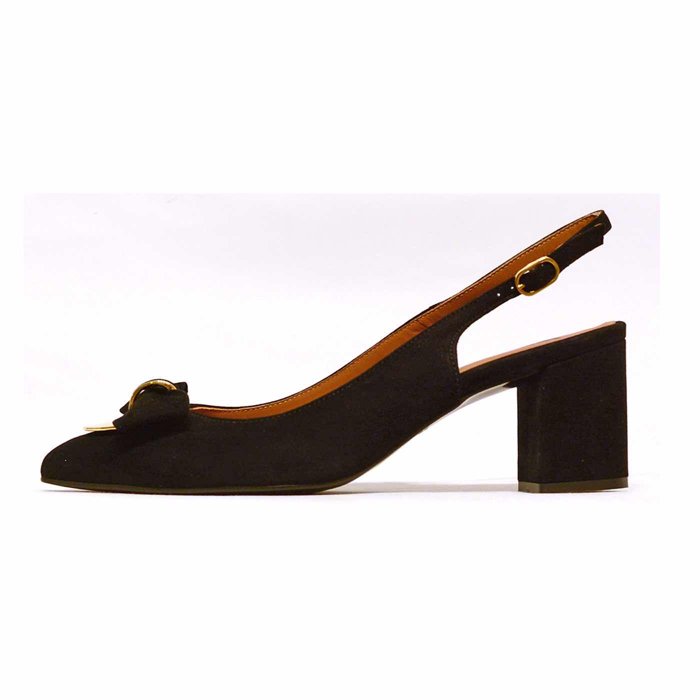 sandales cuir lisse noir, chaussures femme grande taille