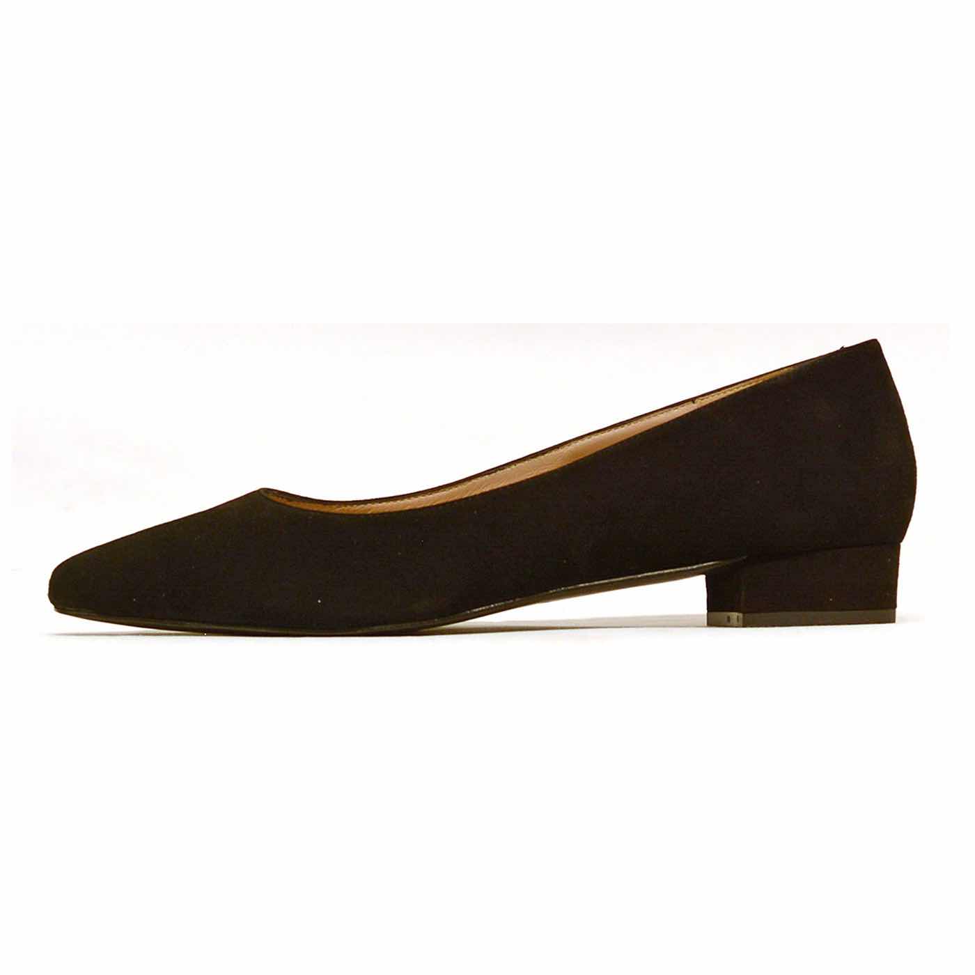 trotteurs velours noir, chaussures femme grande taille