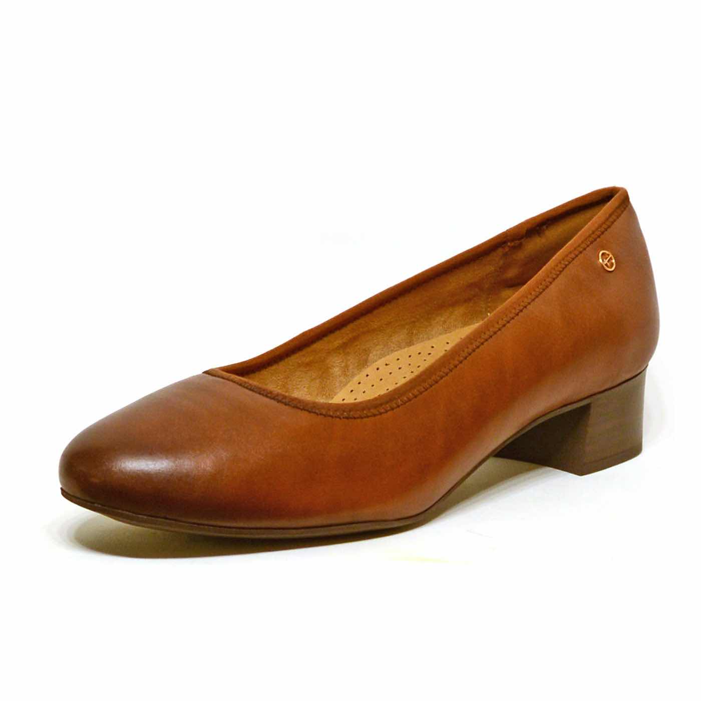 trotteurs cuir lisse marron, chaussures femme grande taille