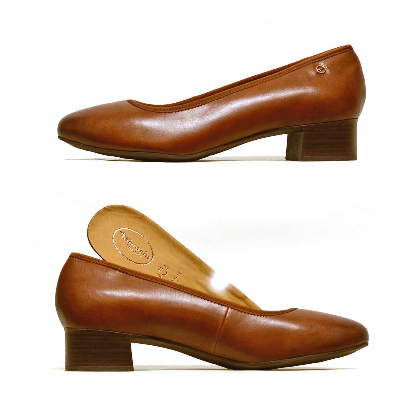 trotteurs cuir lisse marron, chaussures femme grande taille