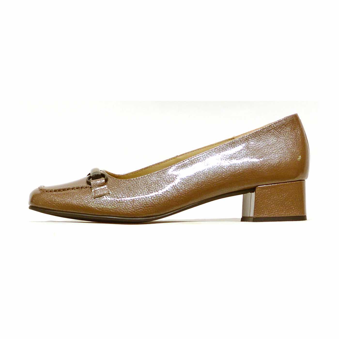 trotteurs cuir grainé marron, chaussures femme grande taille