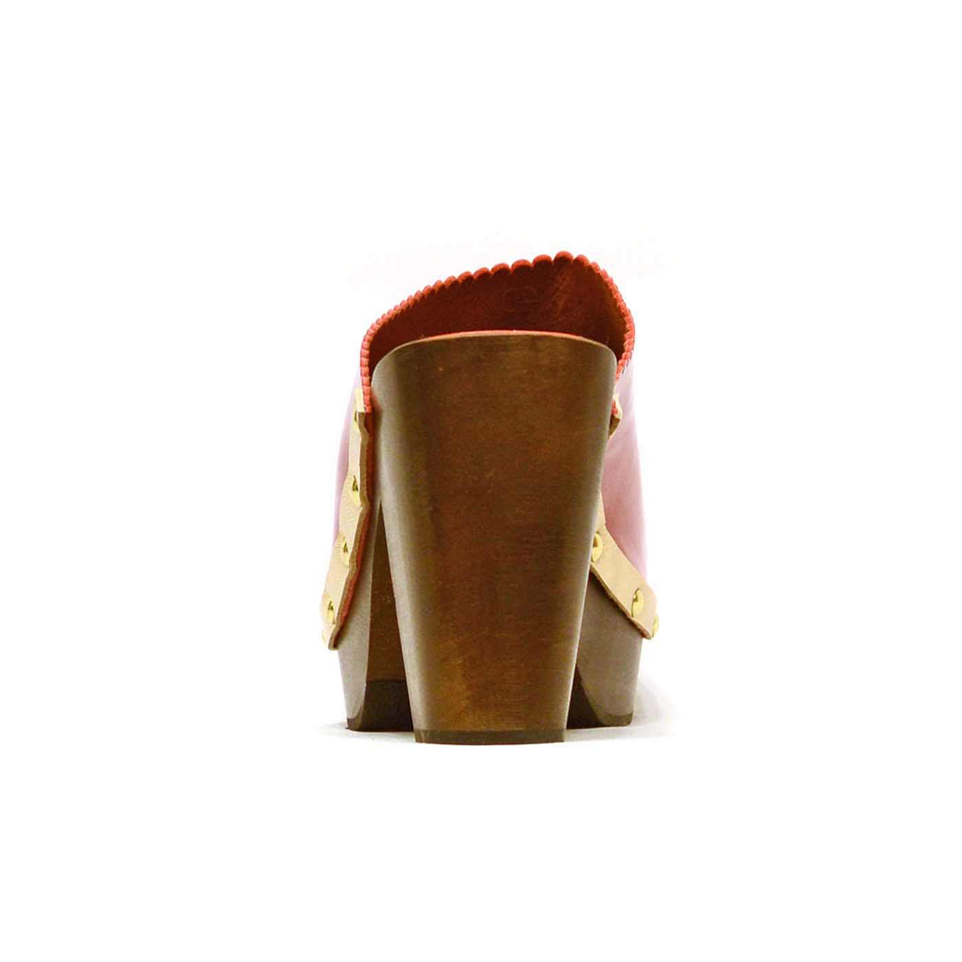 sabots vernis rouge, chaussures femme grande taille