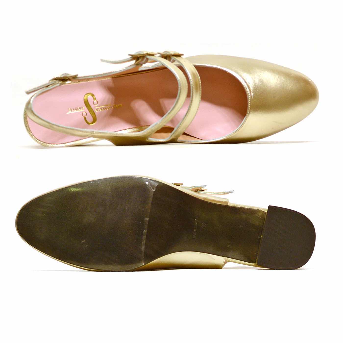 sandales cuir lisse platine or, chaussures femme grande taille