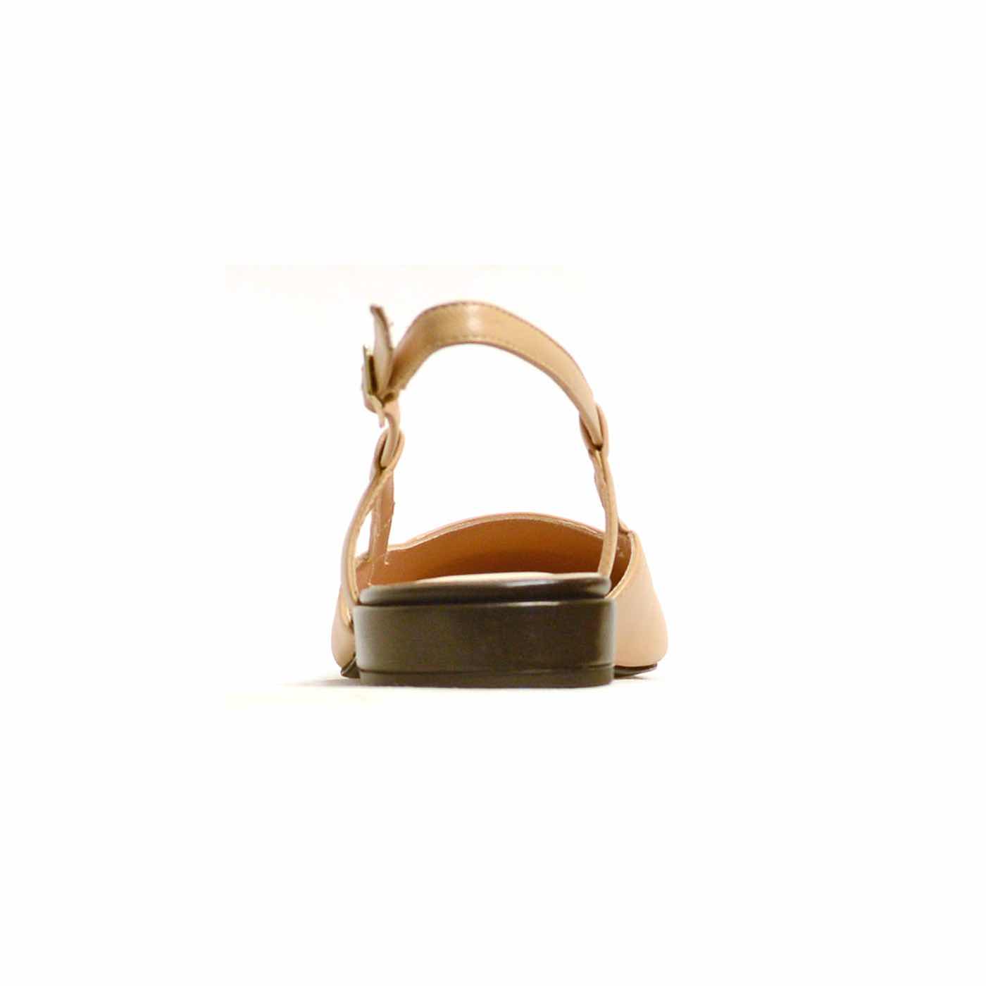 sandales cuir lisse beige nude, chaussures femme grande taille