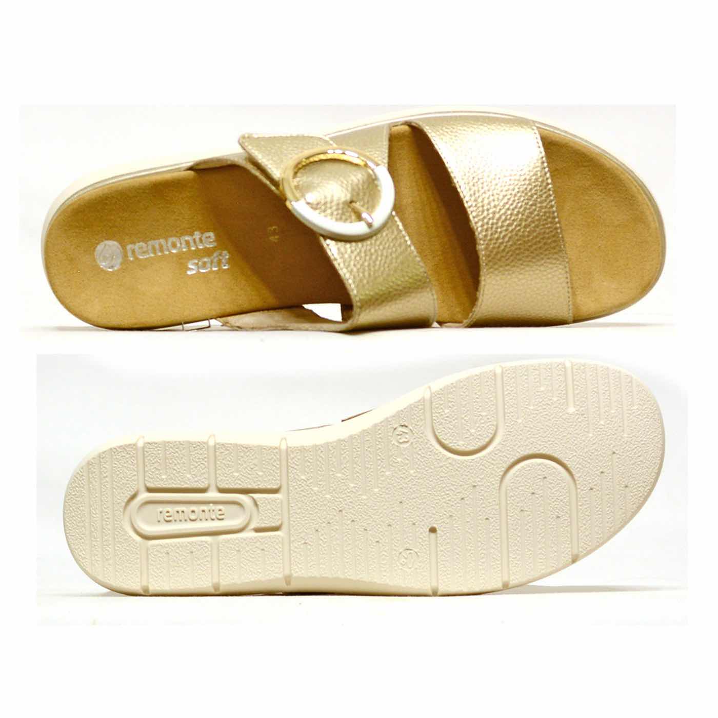 mules cuir grainé platine or, chaussures femme grande taille