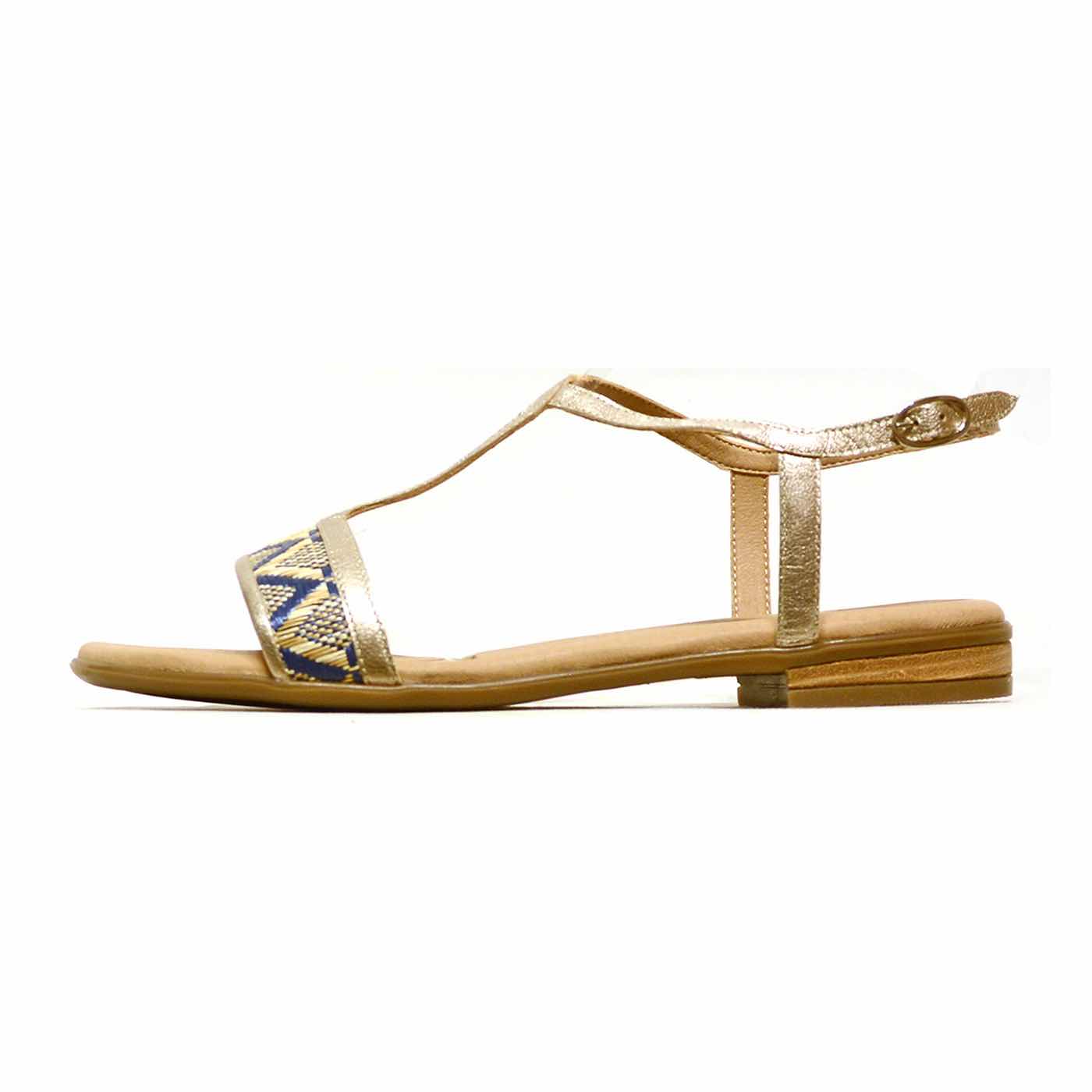 sandales cuir grainé platine or, chaussures femme grande taille