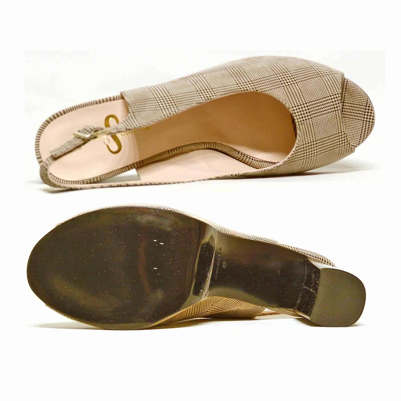 sandales velours beige blanc noir, chaussures femme grande taille