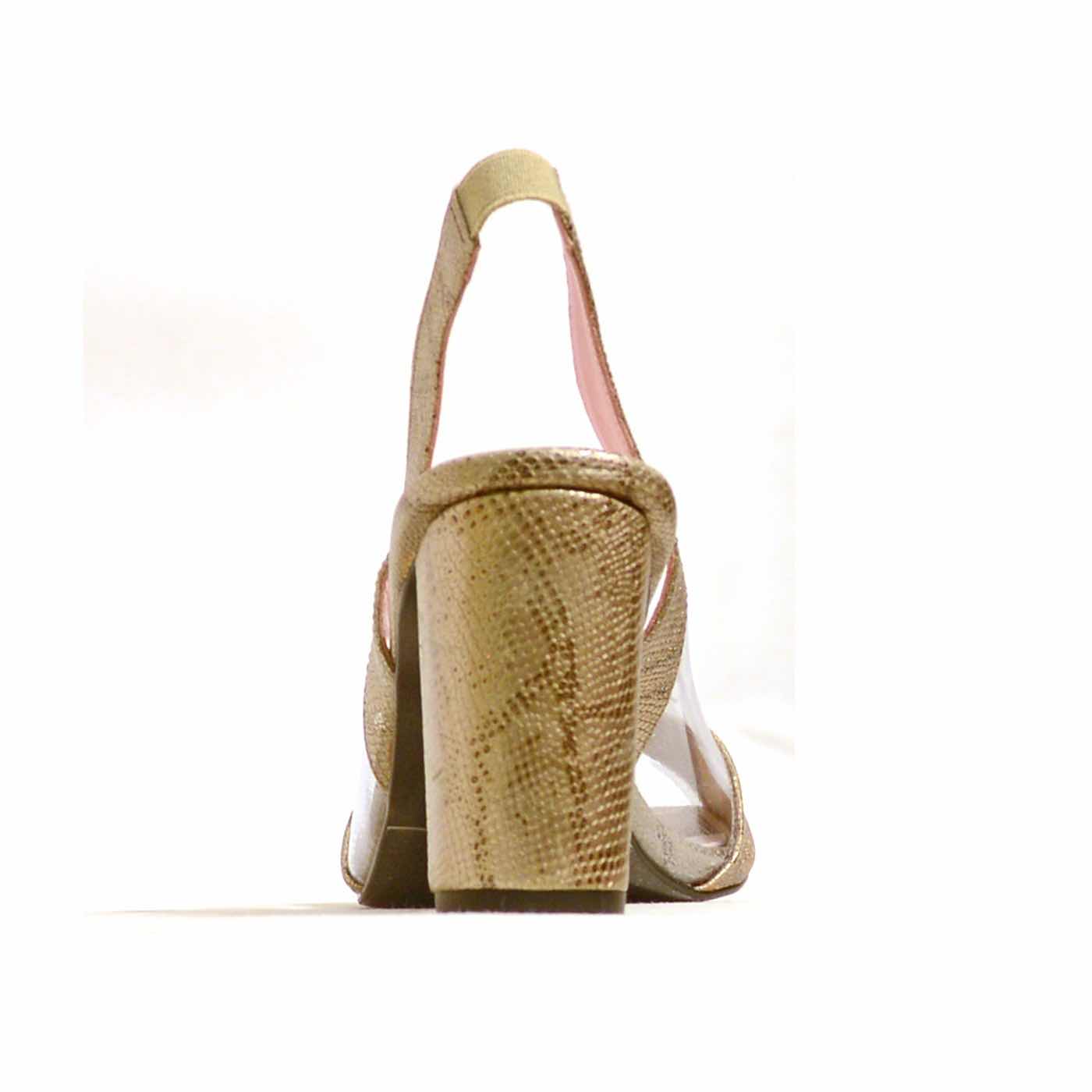 sandales métallisées bronze metallise, chaussures femme grande taille