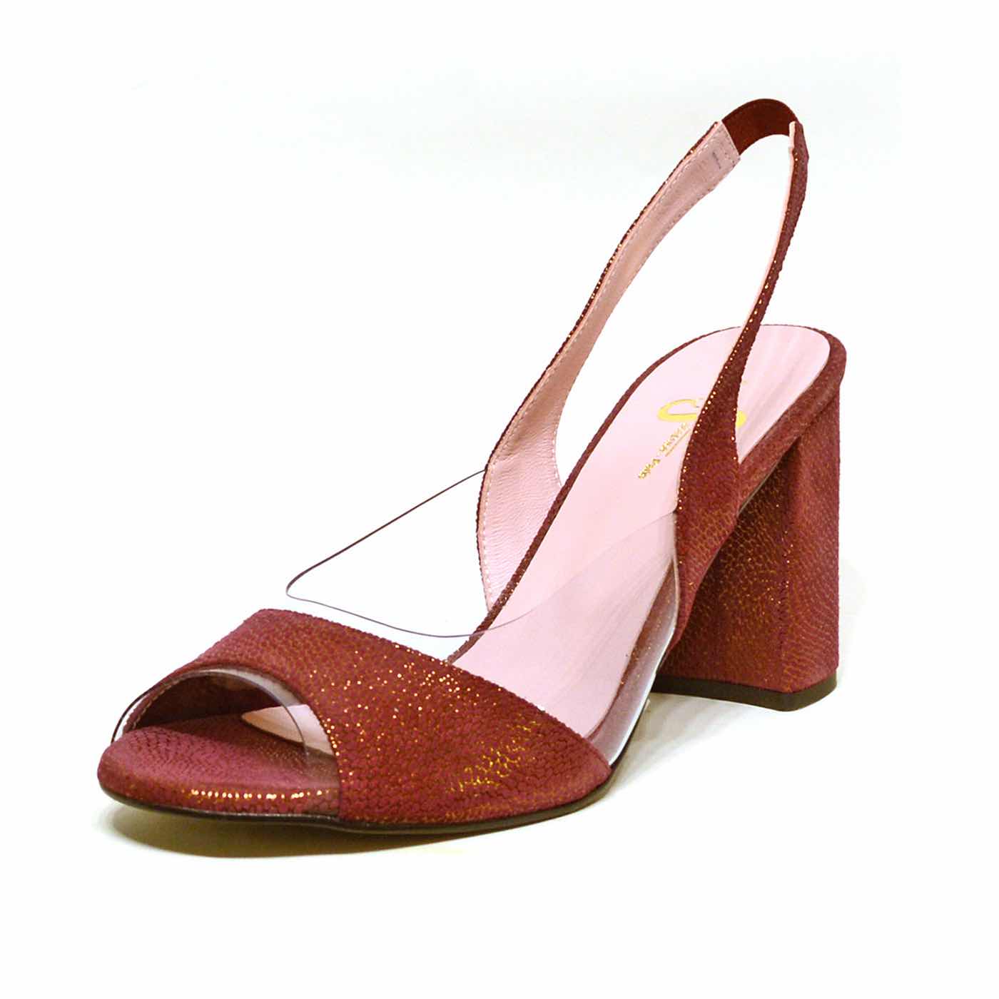 sandales serpent bordeaux, chaussures femme grande taille