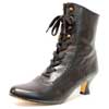 bottines femme grande taille du 40 au 48, cuir lisse noir, talon de 5 à 6 cm, mode gay bottines bottillons fantaisie, hiver