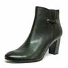 bottines femme grande taille du 40 au 48, cuir lisse noir, talon de 7 à 8 cm, bottines talon haut mode talon haut habillee bottines bottillons, automne