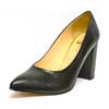 escarpins femme grande taille du 40 au 48, cuir lisse noir, talon de  9 cm et plus, bout pointu escarpin talon haut mode talon haut tendance habillee, toutes saisons