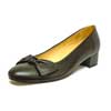 trotteurs femme grande taille du 40 au 48, cuir lisse noir, talon de 3 à 4 cm, ballerines à talons, toutes saisons