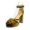 sandales femme grande taille du 40 au 48, cuir lisse bronze jaune multicolore rose, talon de  9 cm et plus, de soiree mode talon haut tendance gay sandales talons hauts fantaisie, toutes saisons