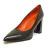 escarpins femme grande taille du 40 au 48, cuir lisse noir, talon de 7 à 8 cm, bout pointu escarpin talon haut mode talon haut habillee, toutes saisons
