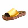 mules femme grande taille du 40 au 48, cuir lisse metallise or, talon de 3 à 4 cm, à patins mode tendance plates detente fantaisie, toutes saisons