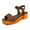 sandales femme grande taille du 40 au 48, à paillettes noir, talon de 5 à 6 cm, à patins detente fantaisie, chaussures pour l&#039;été