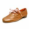 cyclistes femme grande taille du 40 au 48, cuir lisse bronze, talon de 0,5 à 2 cm, mode confort, toutes saisons