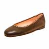 ballerines femme grande taille du 40 au 48, cuir lisse noir, talon de 0,5 à 2 cm, pas cheres plates detente ballerines plates, toutes saisons