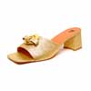 mules femme grande taille du 40 au 48, à paillettes or, talon de 5 à 6 cm, mode sandales talons hauts fantaisie, toutes saisons
